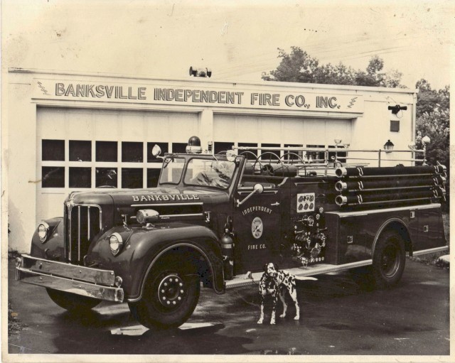 Engine #1 - a 1954 Maxim - our first new fire engine.  Served as 2nd due engine until 1984.